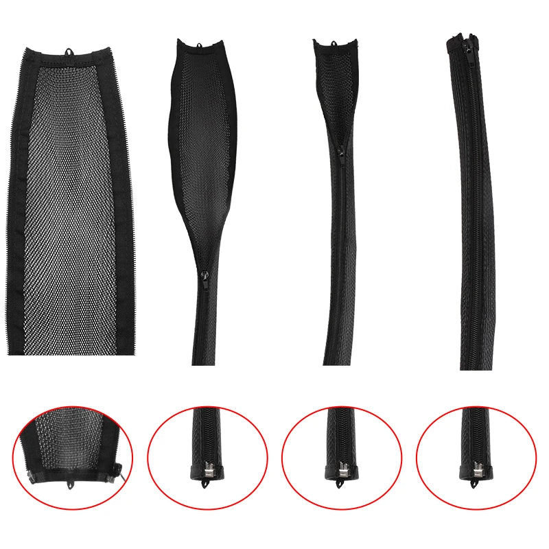 Kabel sleeve til gaming setup og PC-kabler